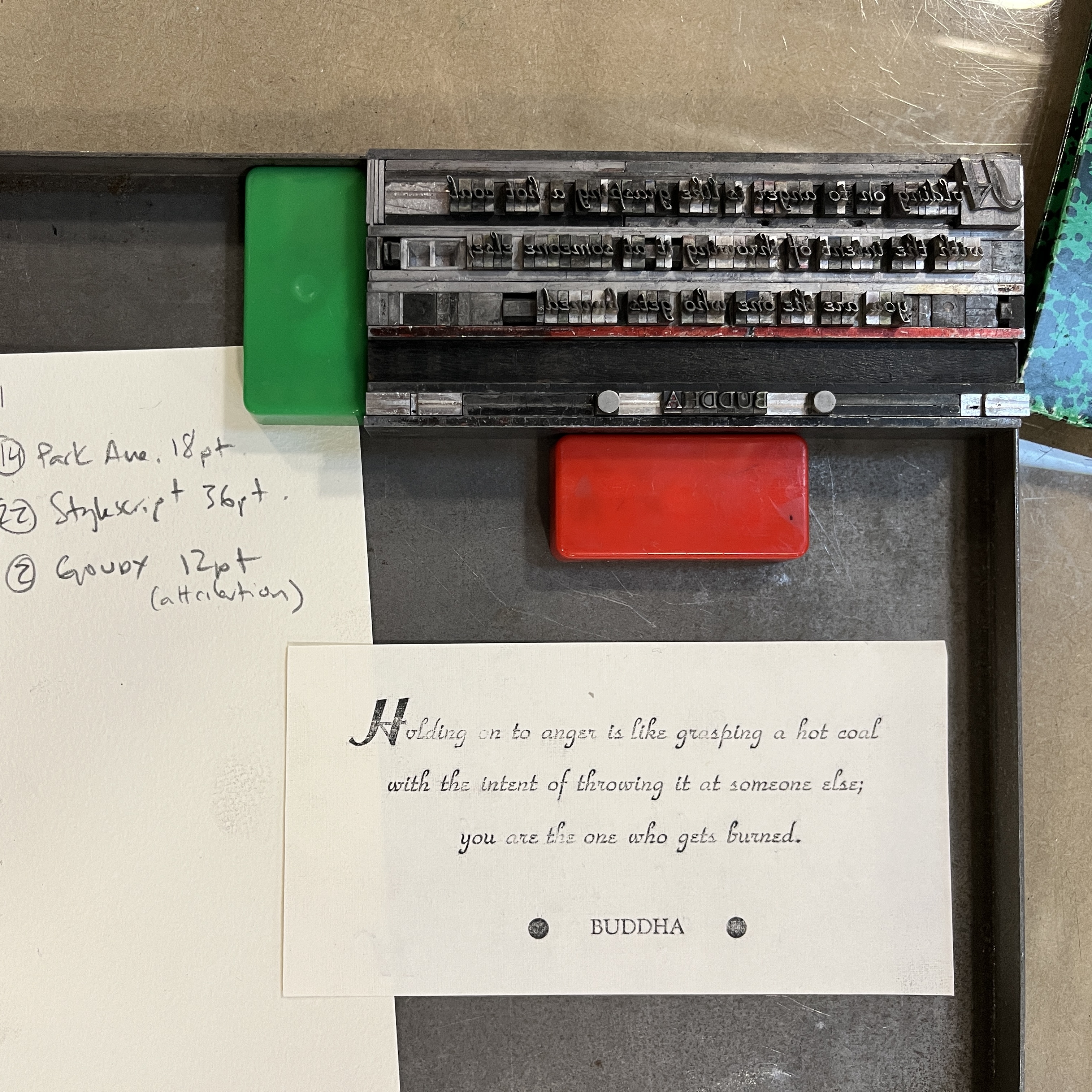 Letterpress Essentials: Metal Type